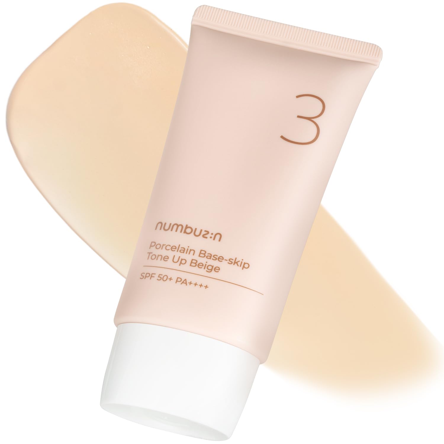 NUMBUZIN No.3 Porcelain Base-skip Tone Up Beige SPF50+ PA++++ 50ml
